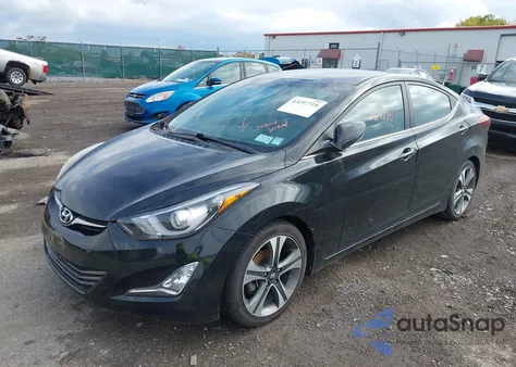 2016 Hyundai Elantra Sport из США, поврежденный, VIN KMHDH4AH5GU620492